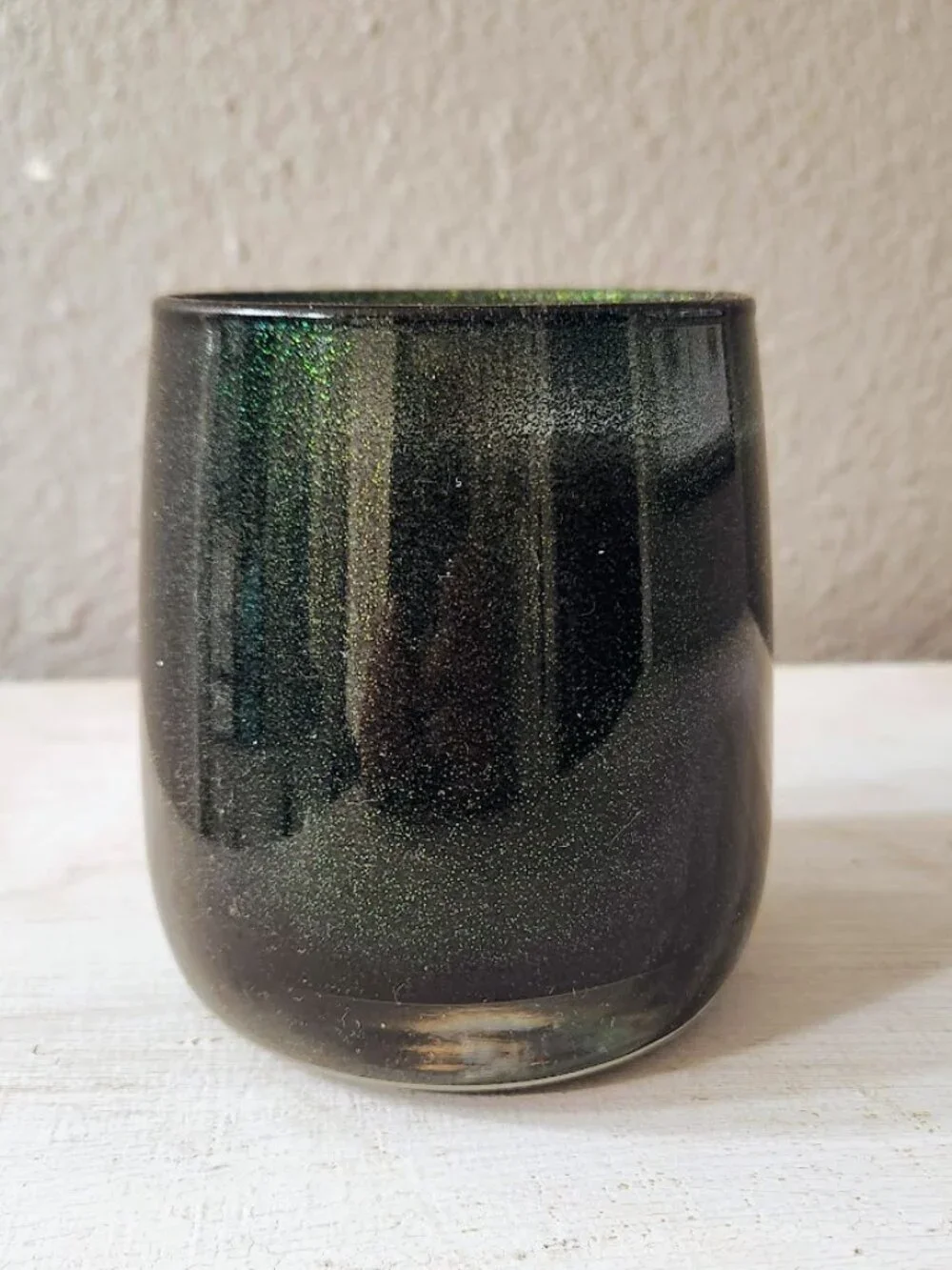 Better Homes & Gardens Holiday Scented Glitter Jar Candle Noble Fir and Pine 14o